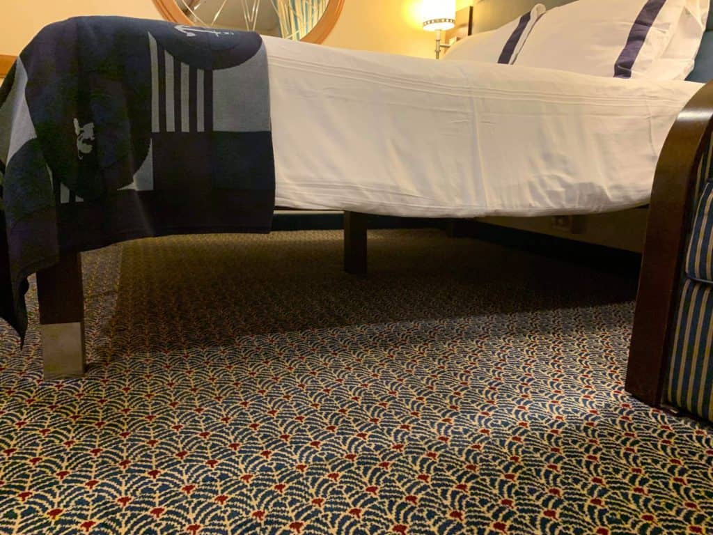 Area under the bed