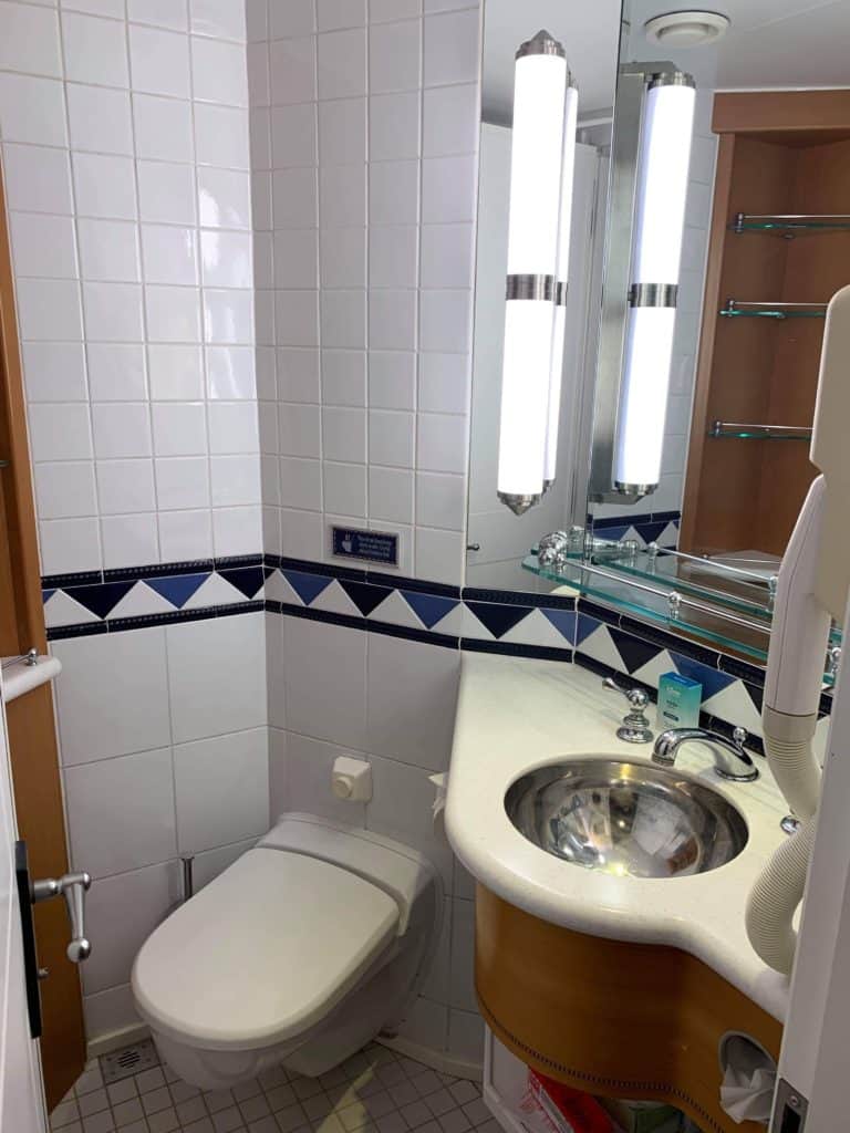 Split Bathroom with Toilet