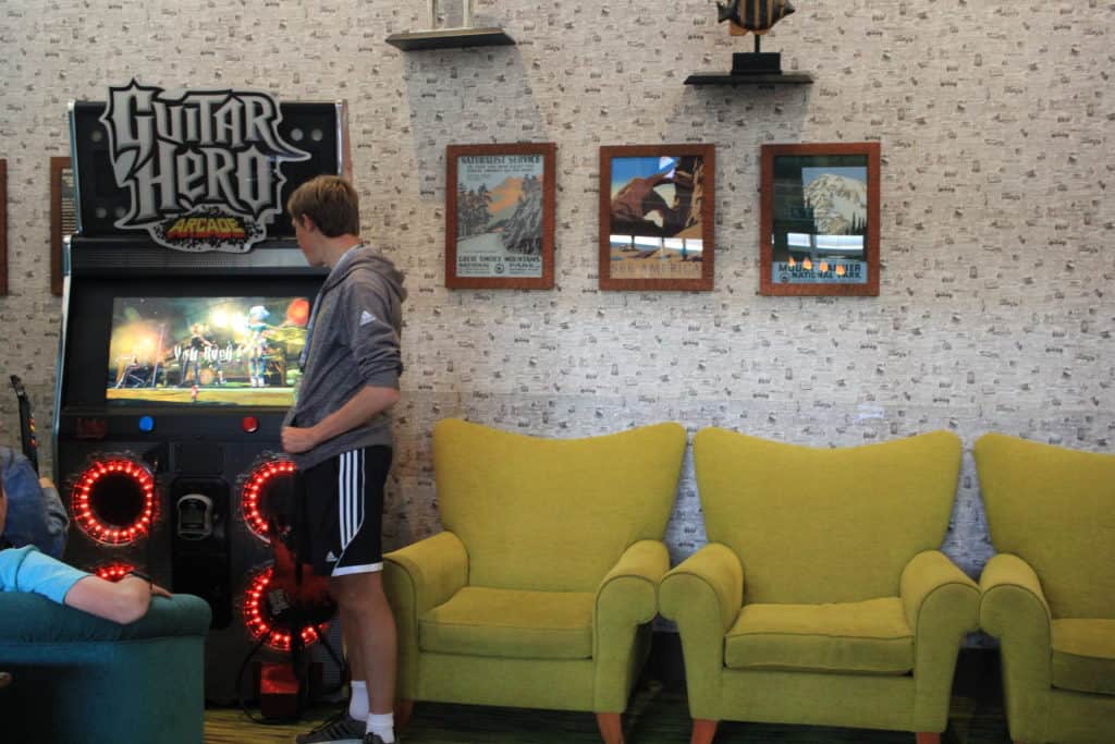 Back Area with Video Games
