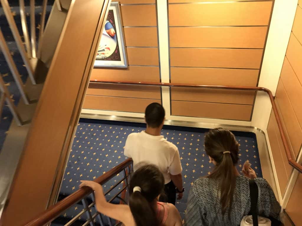 Heading down to Deck 1