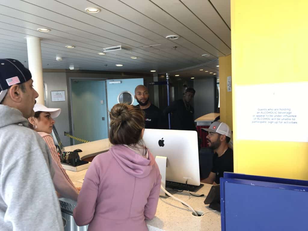 RipCord Check-in Area