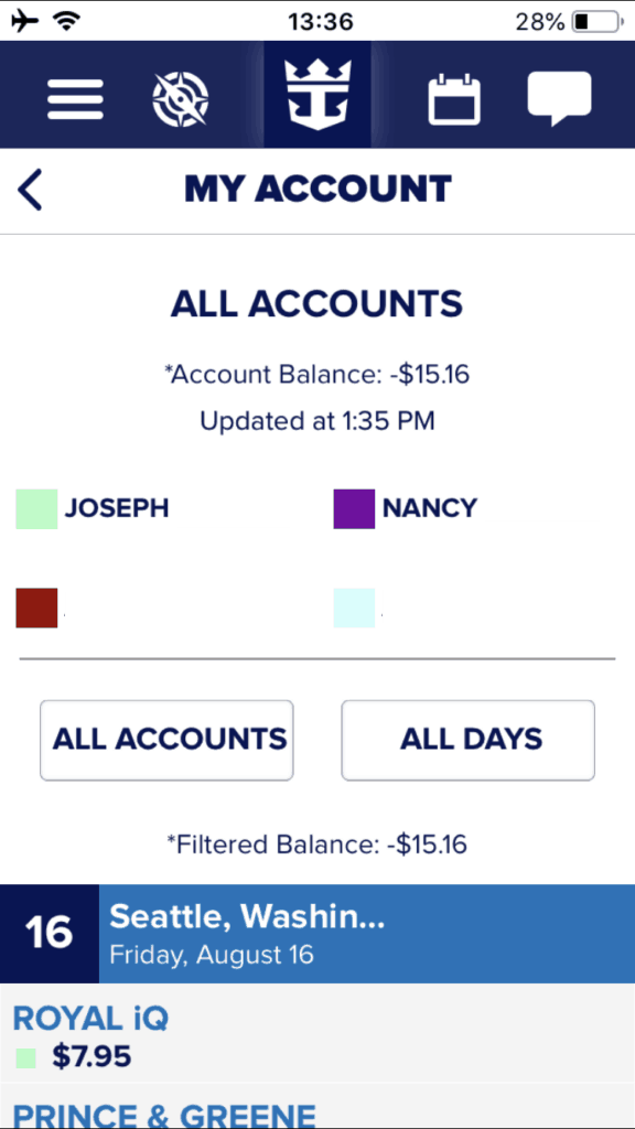 Onboard Transactions