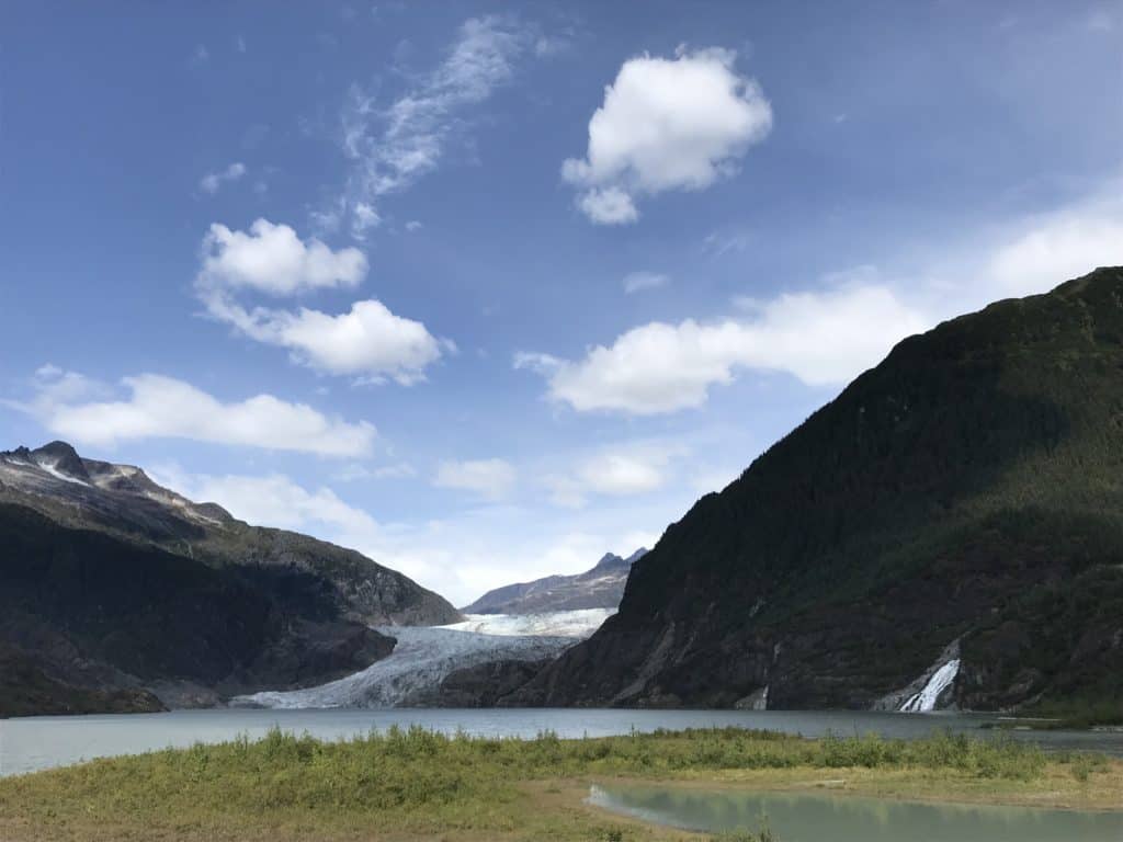 Mendenhall Glacier and Nugget Falls