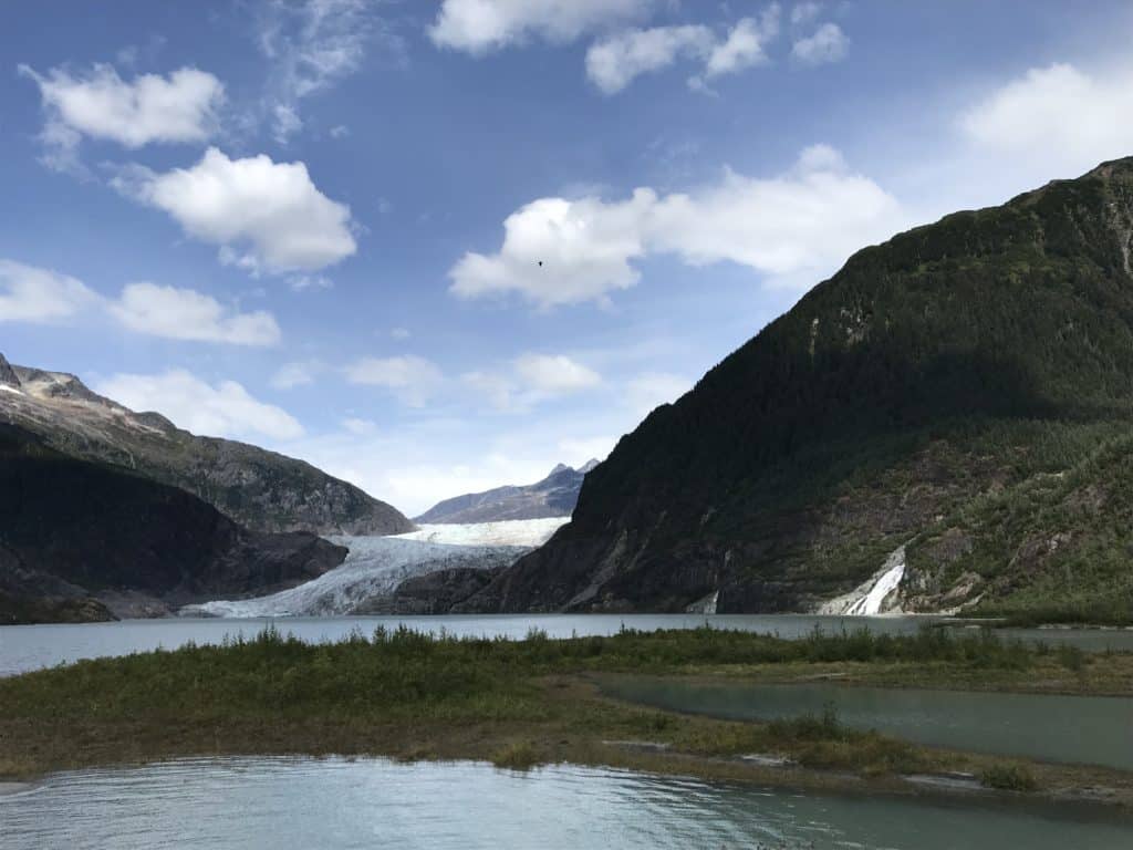 Mendenhall Glacier and Nugget Falls