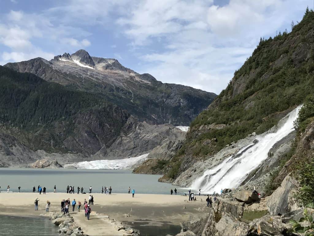 Mendenhall Glacier and Nugget Falls