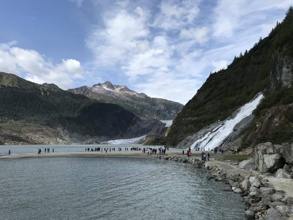 Mendenhall Glacier and Nugget Falls