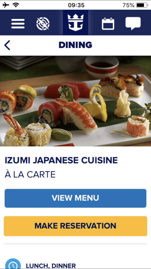 Specialty Dining
