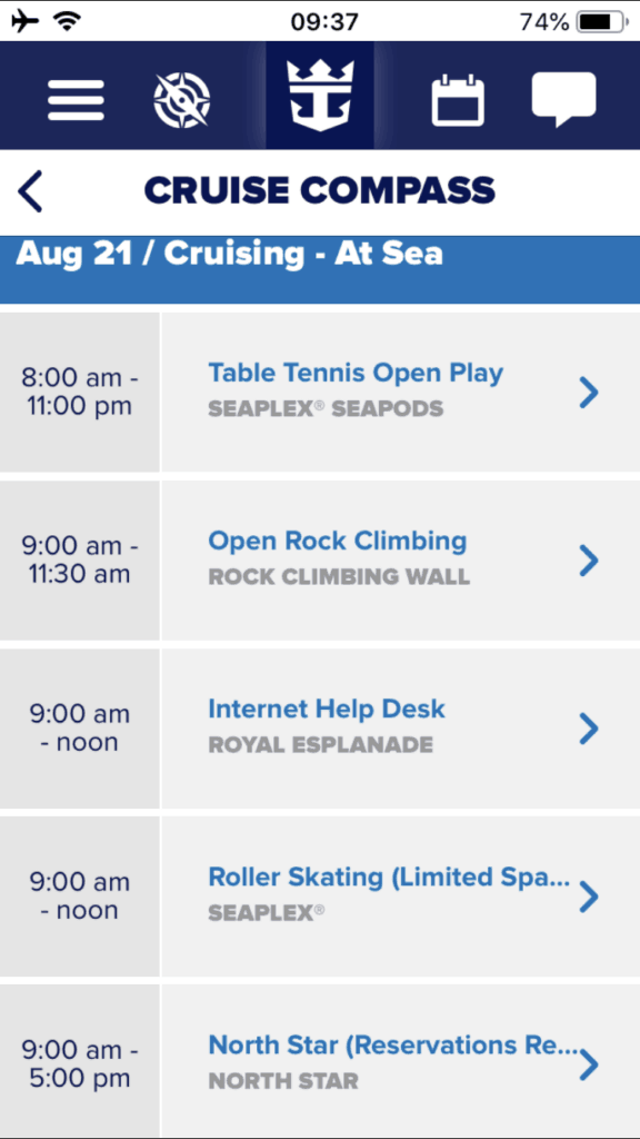 App Cruise Compass