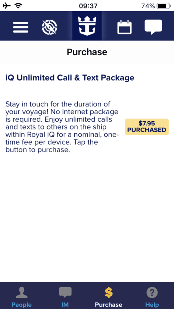 iQ Unlimited Call and Text Package