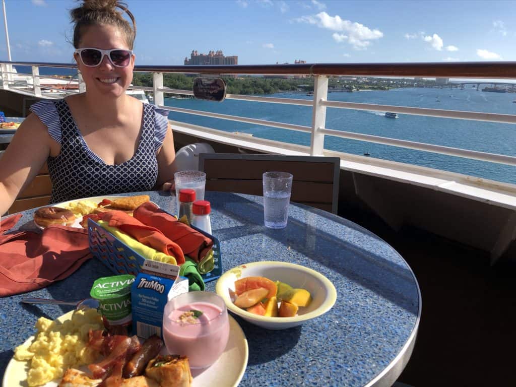 Breakfast with a view