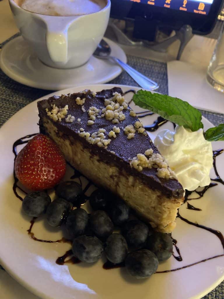 Dessert at the Reservoir Restaurant