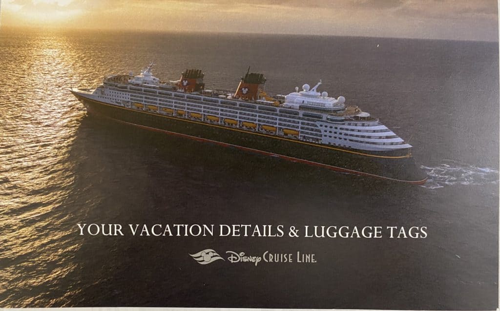Cruise Details and Luggage Tags