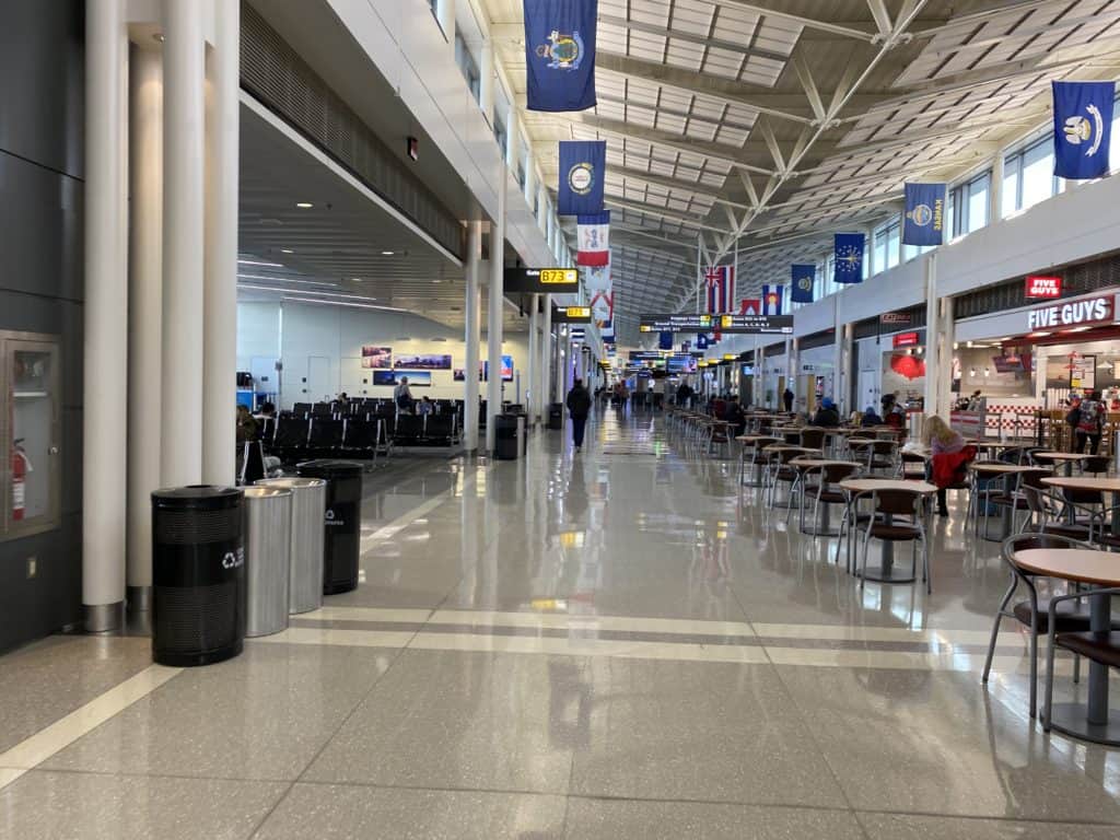 Terminal B at Dulles Airport