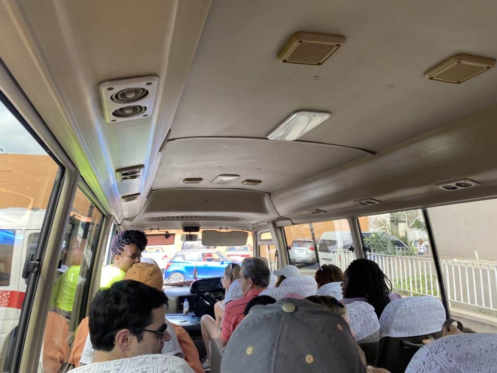 Loaded on the Mini-Bus
