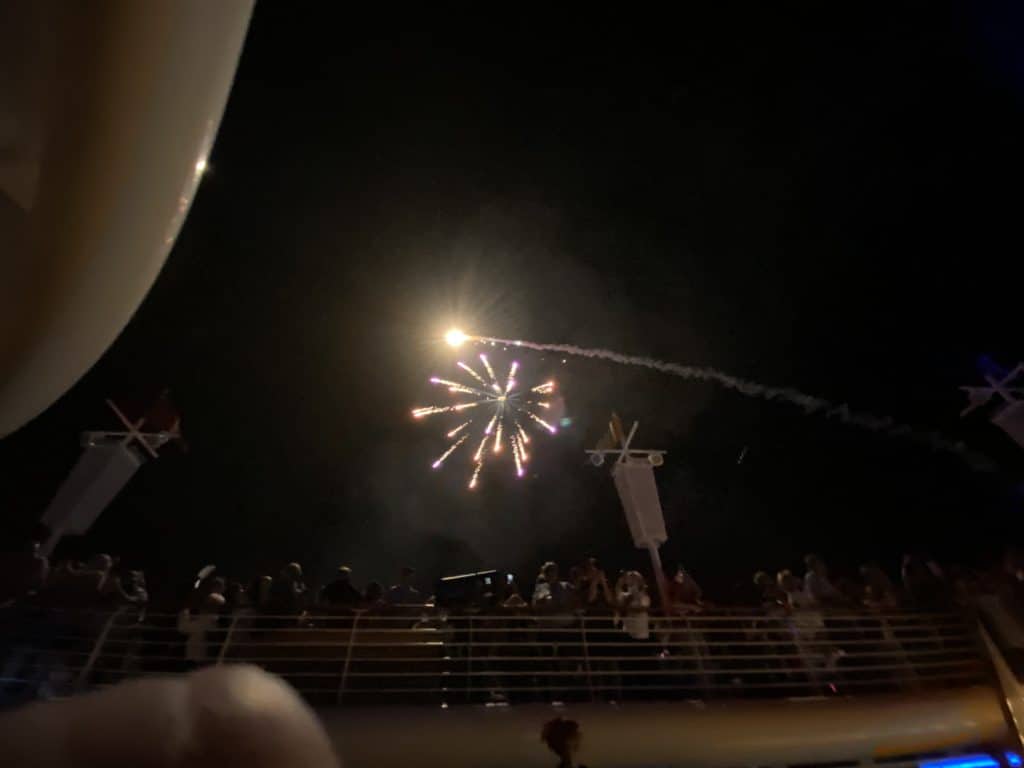 Fireworks At Sea