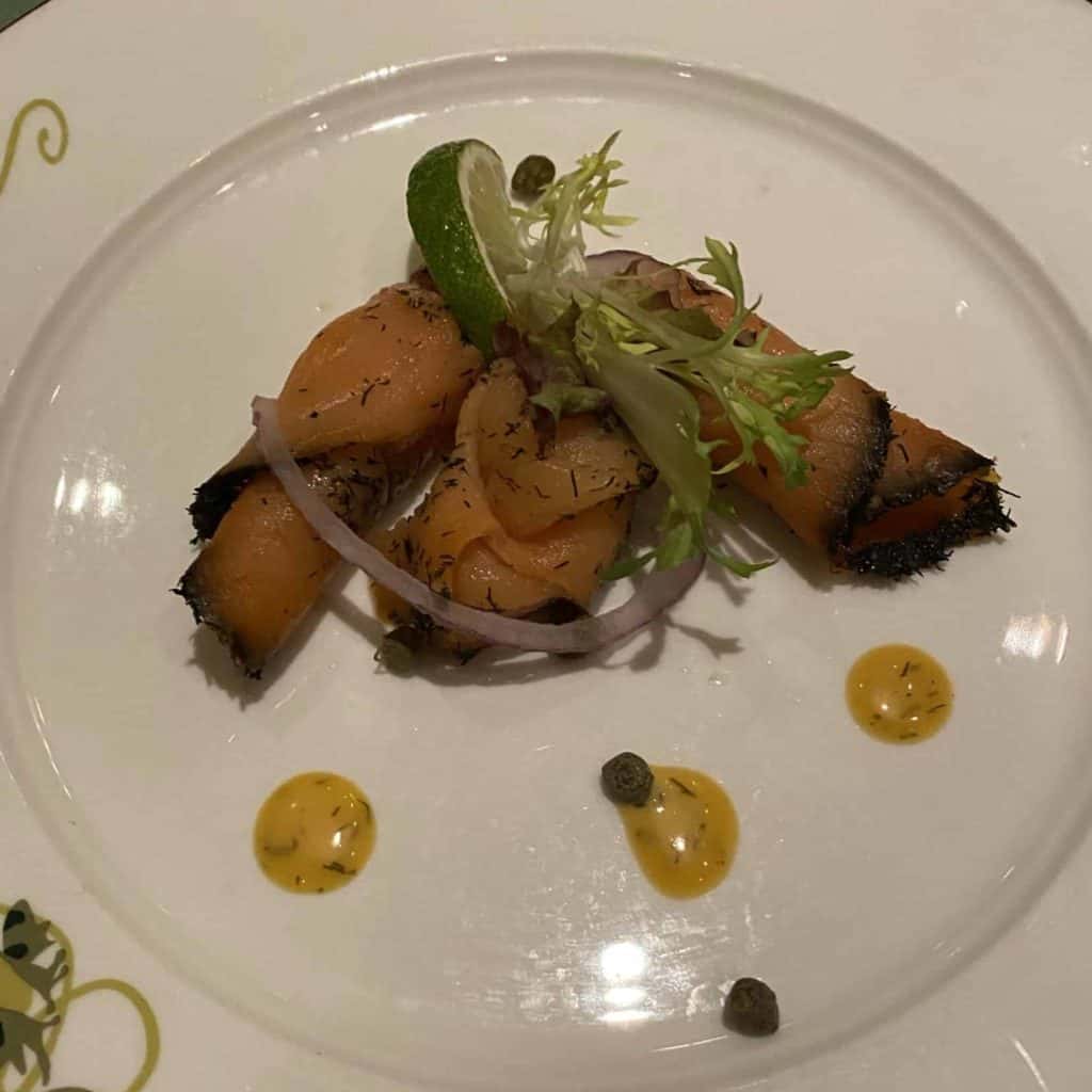 Sliced Gravlax