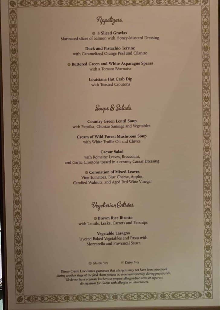 Appetizers, Soups/Salads, and Vegitarian Entrees