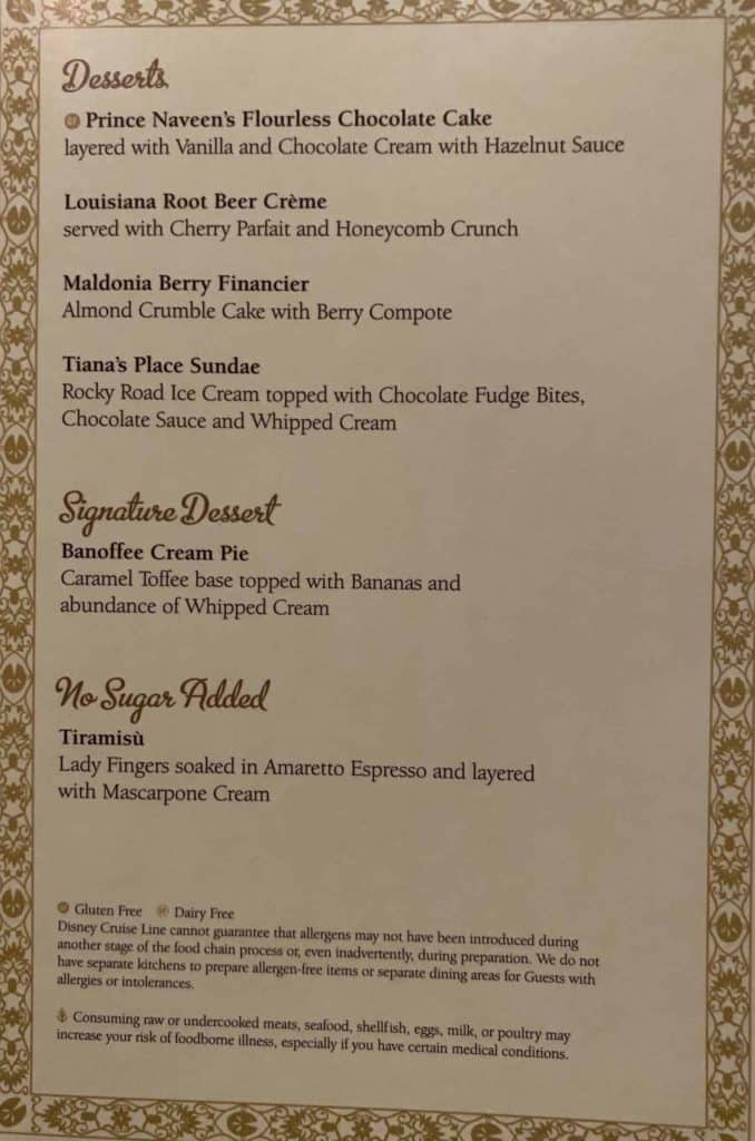 Desserts