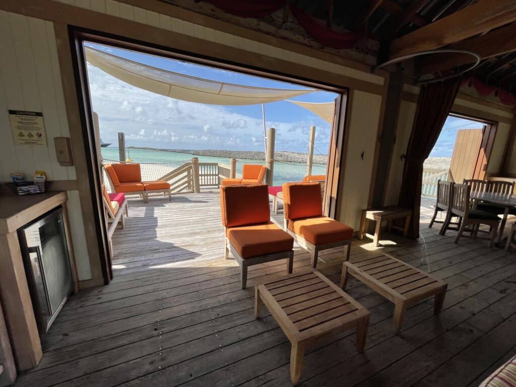 At Cabana Door Looking Towards Water