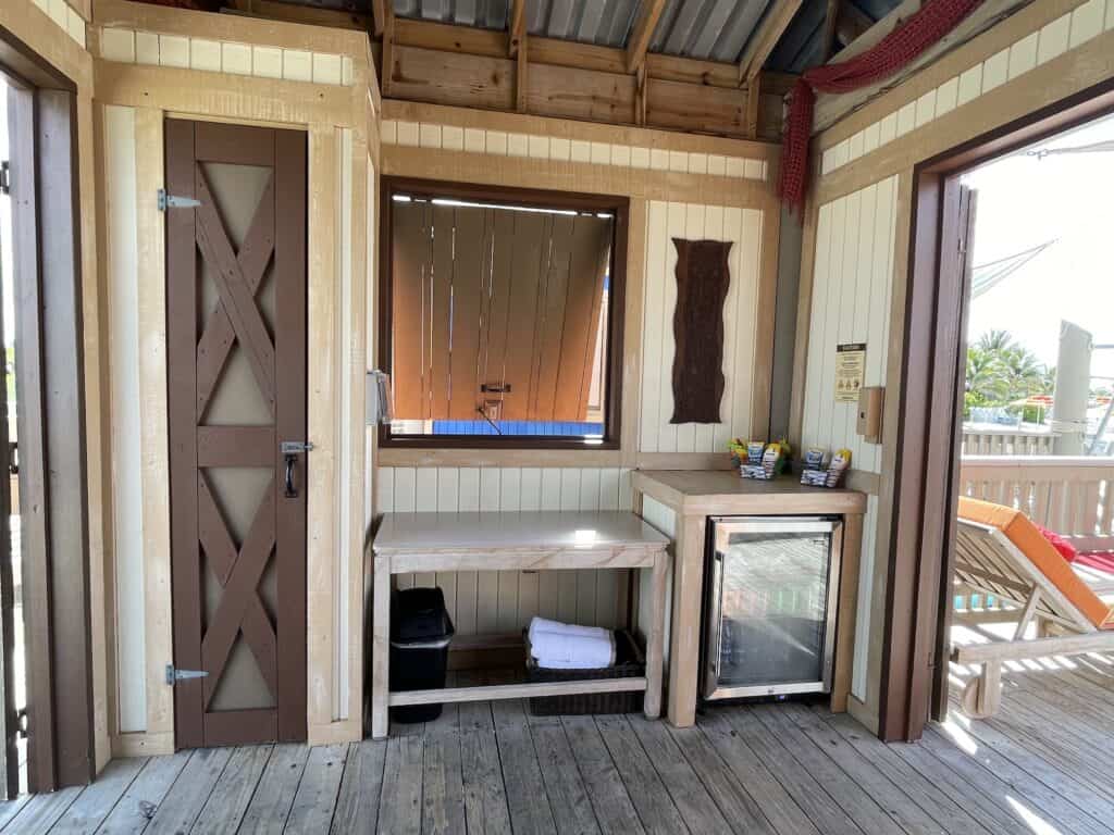 Closet and Snack Area