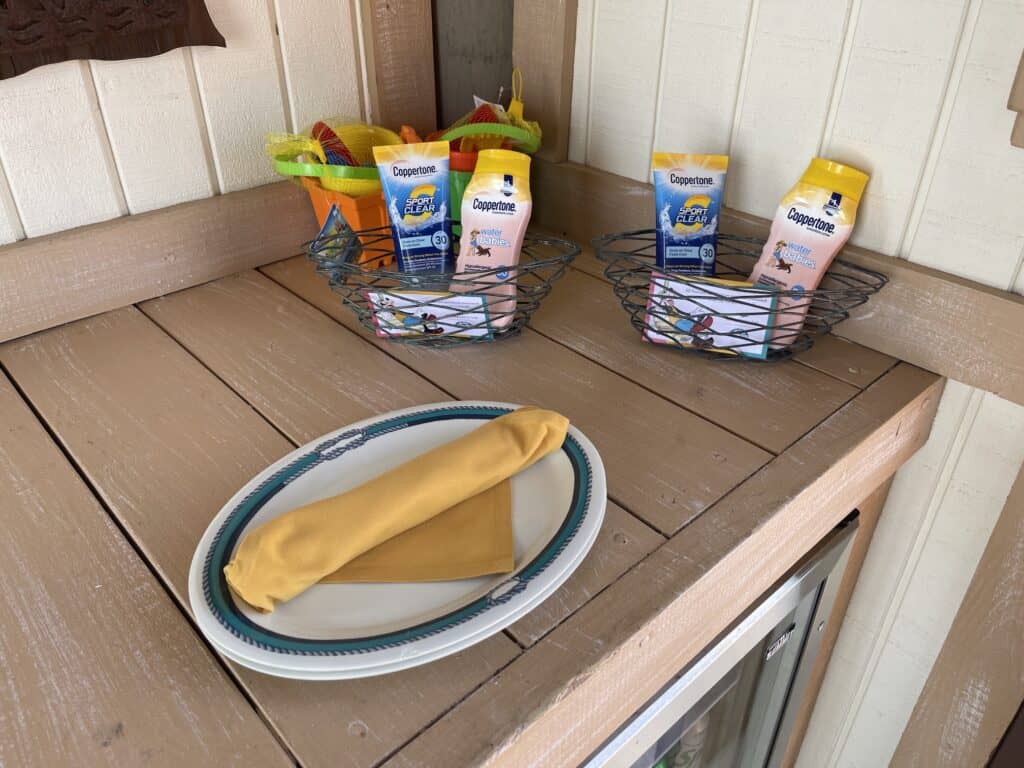 Sand Toys and Sun Screen