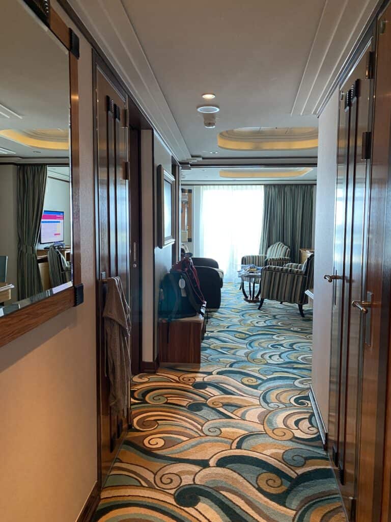 Looking into Living Room from hallway