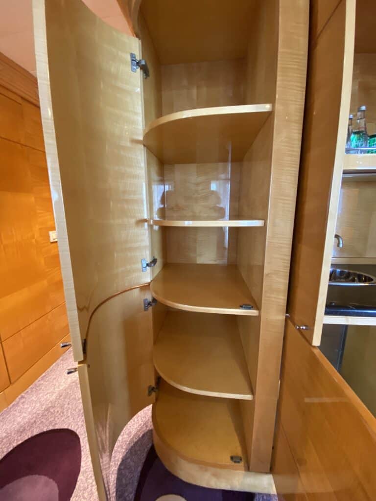 Side Cabinet Opened