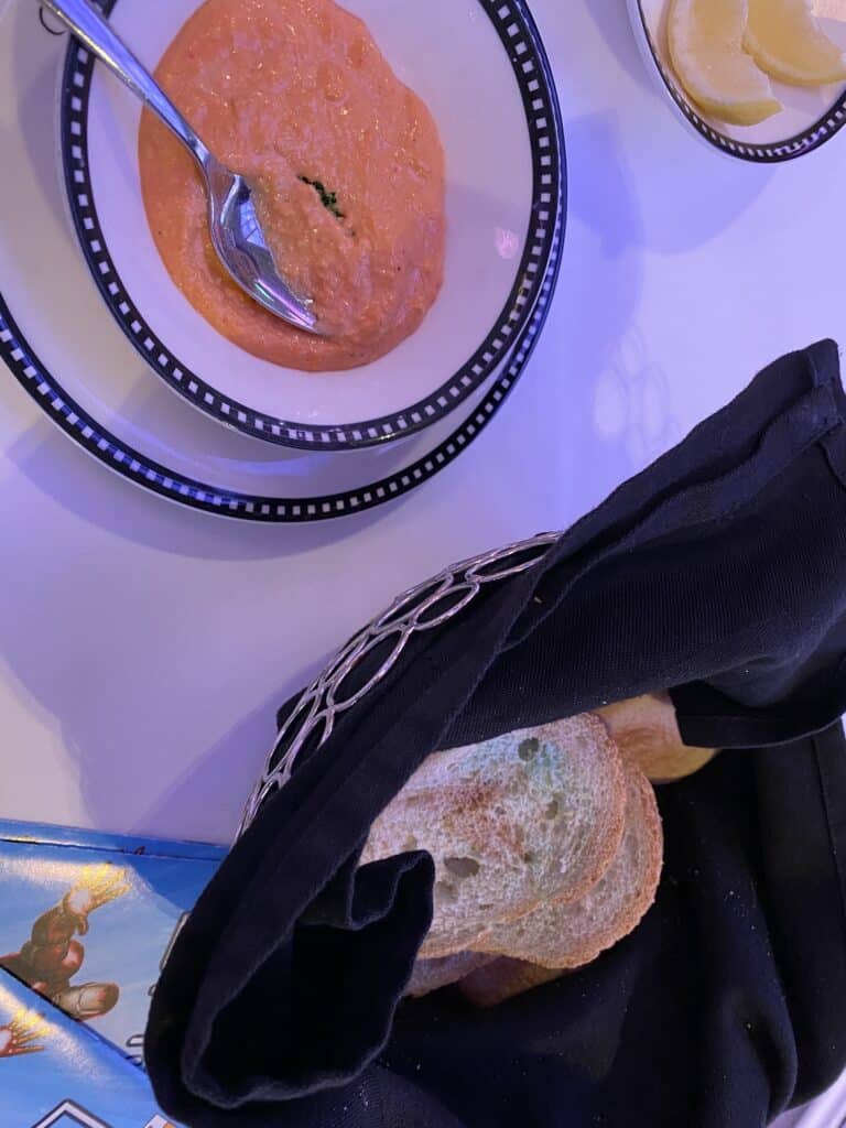 Marbled Bread with Red Pepper Dip