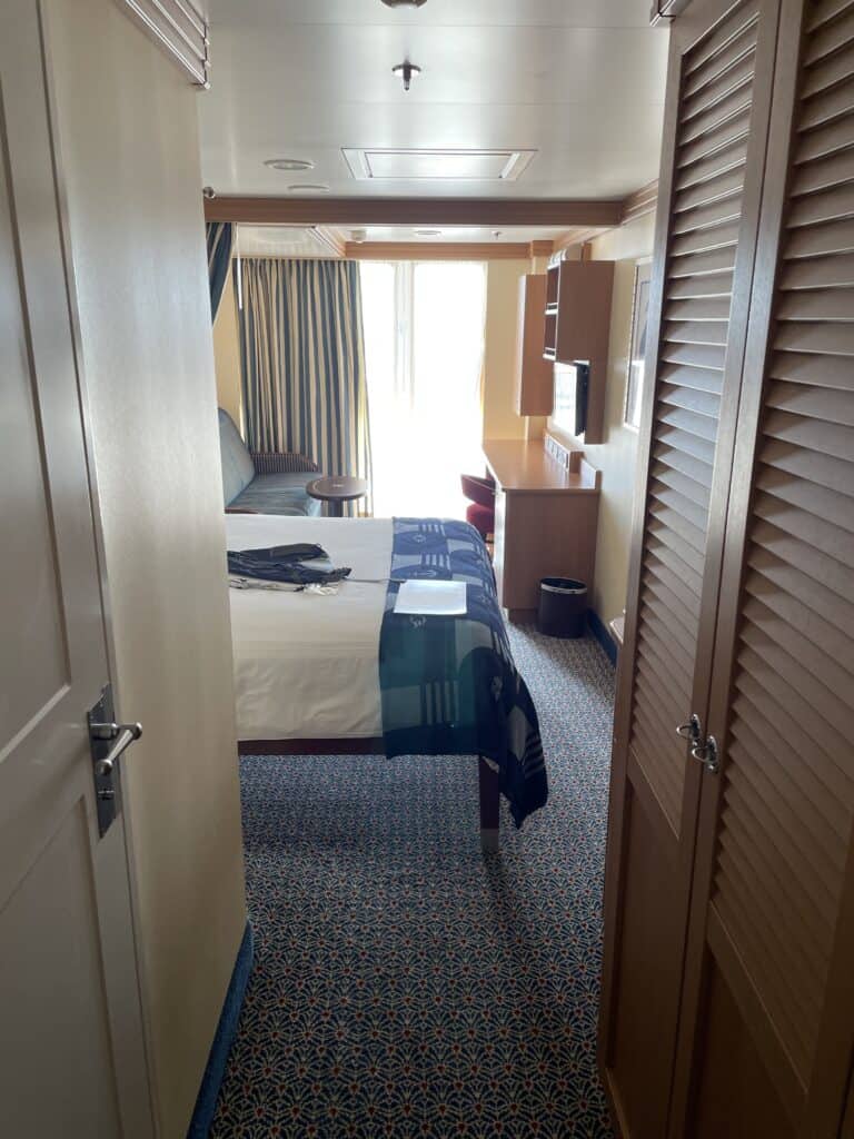 View of the room from the door