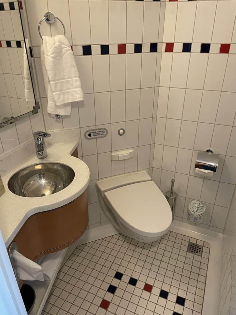 Split Bathroom with Toilet