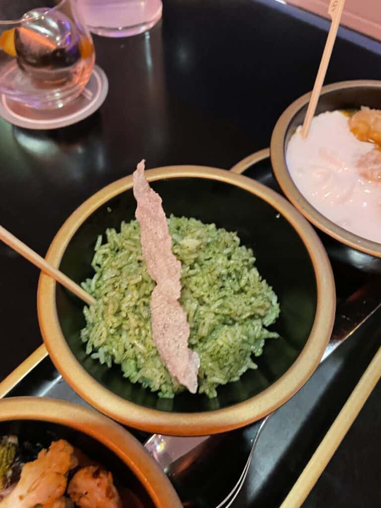 Green Herbed Fluffy Rice