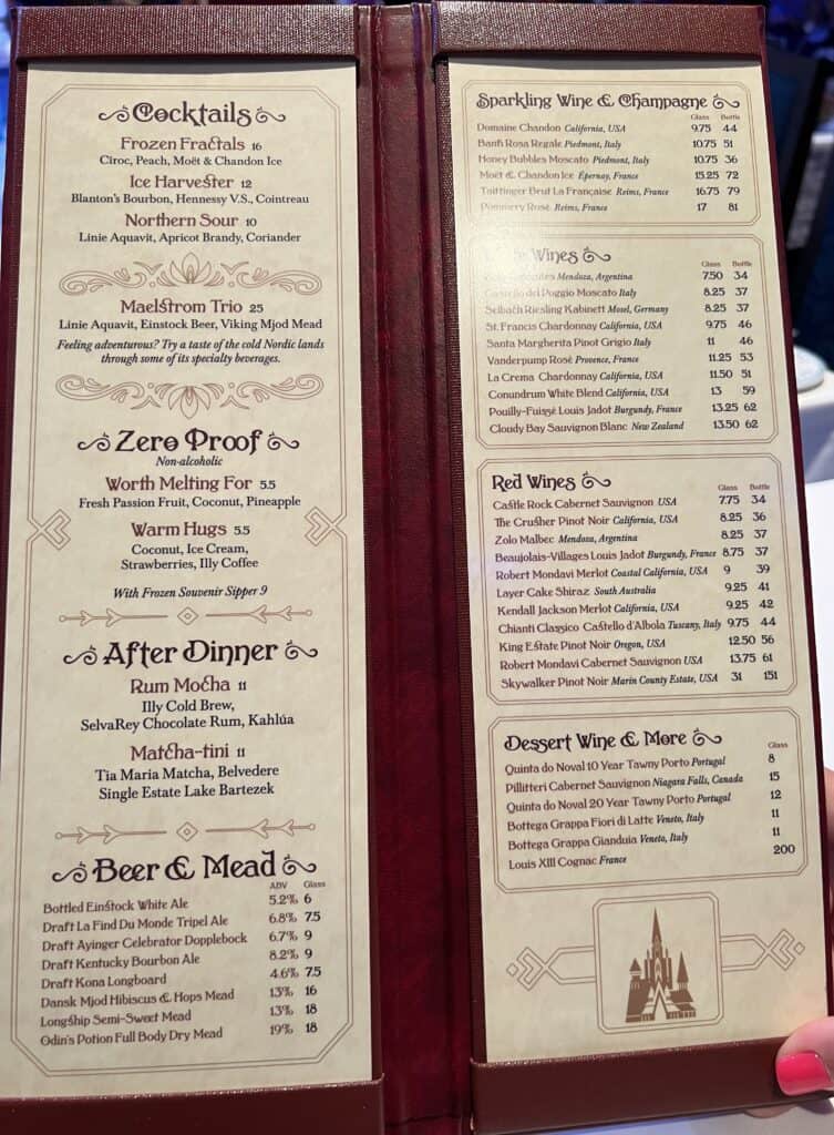 Cocktail Menu