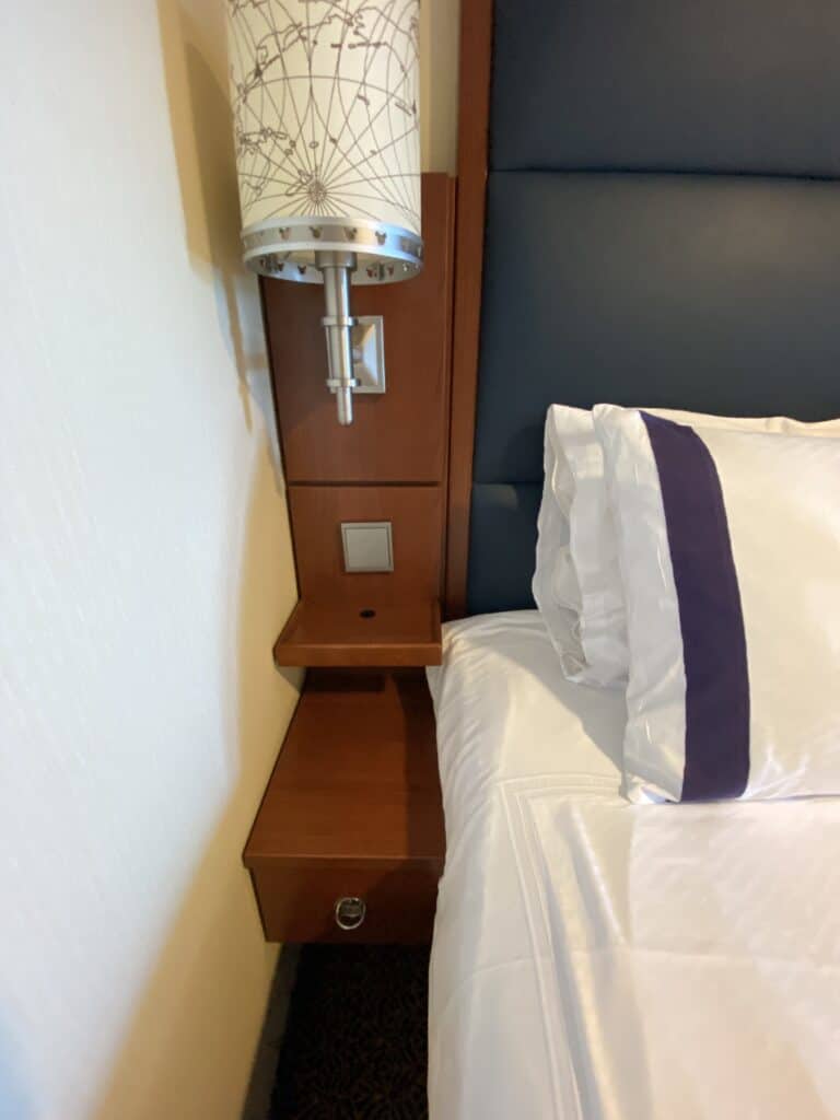 Bed side shelf