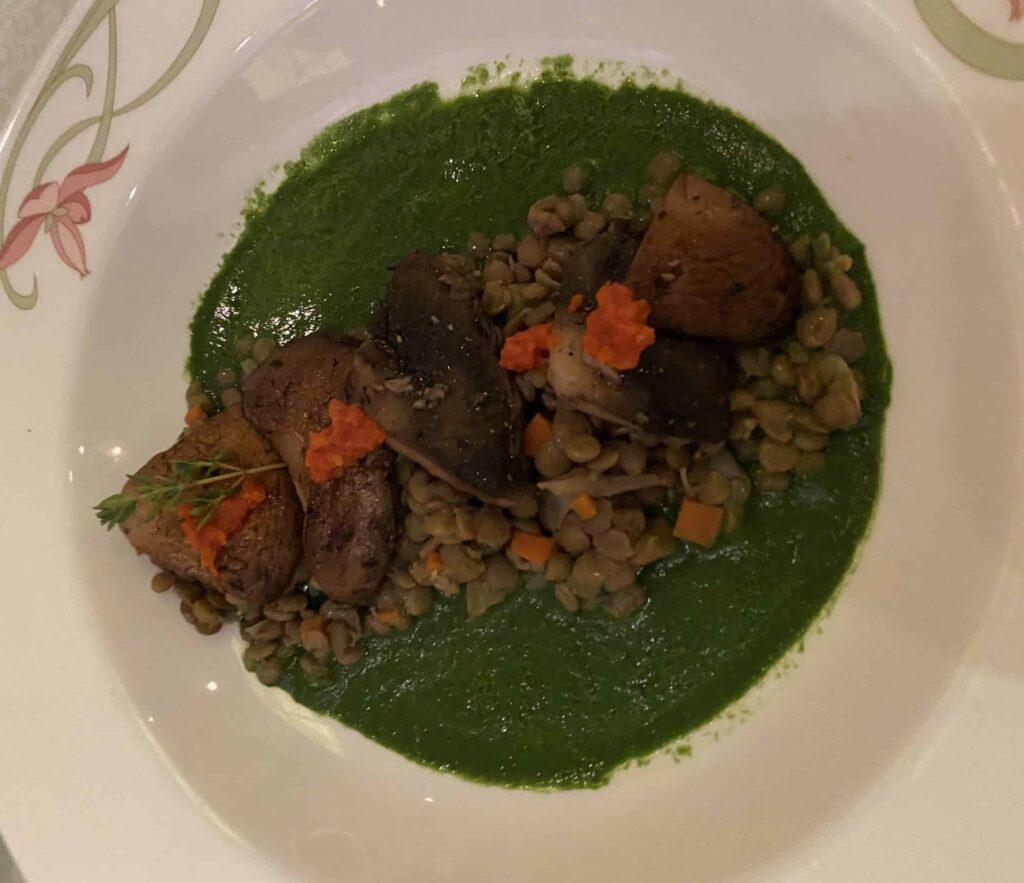 Pearl-Barley Cakes with Shallots, Leeks, and Rosemary
