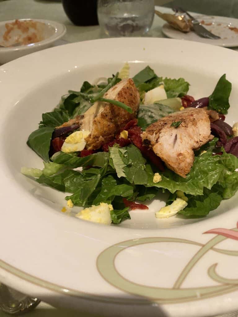 Garden Field Greens with Mesquite Chicken Strips