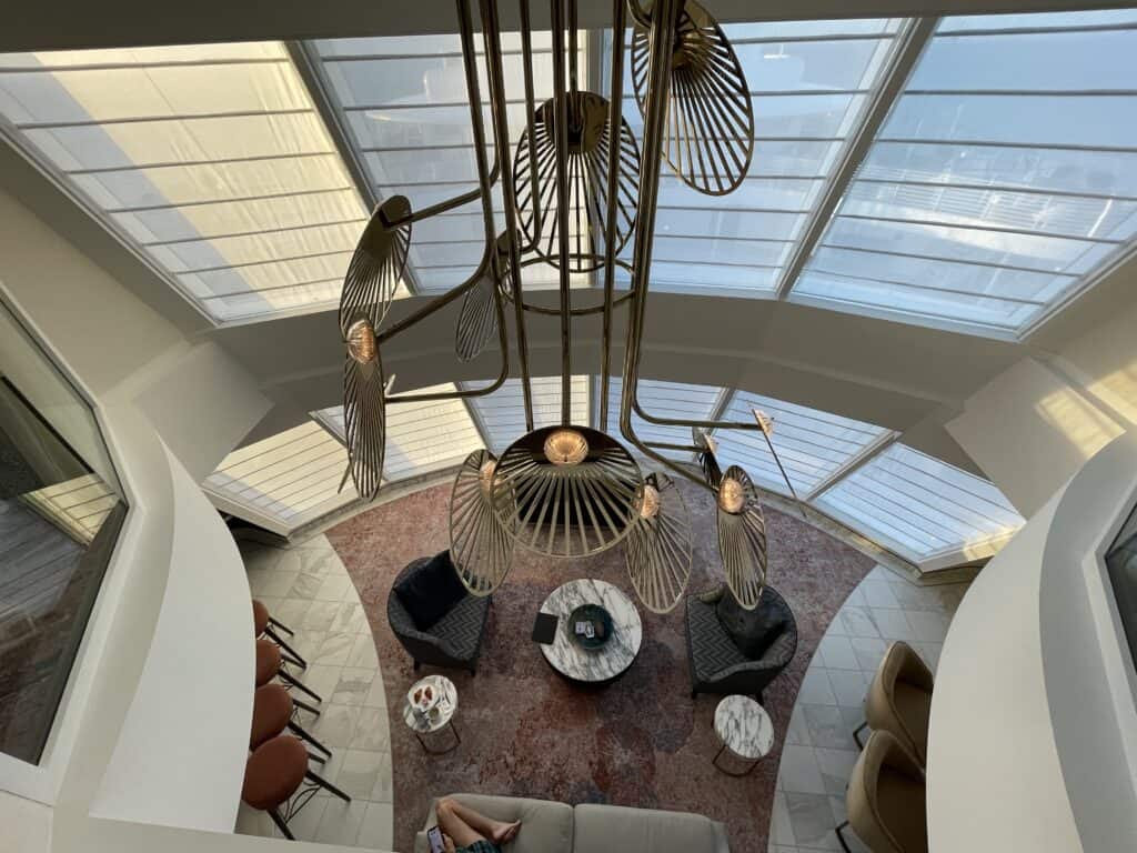 Looking Down at Living Room From Second Floor