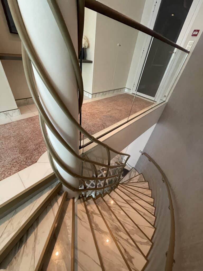 Stairway to Second Floor Looking Down