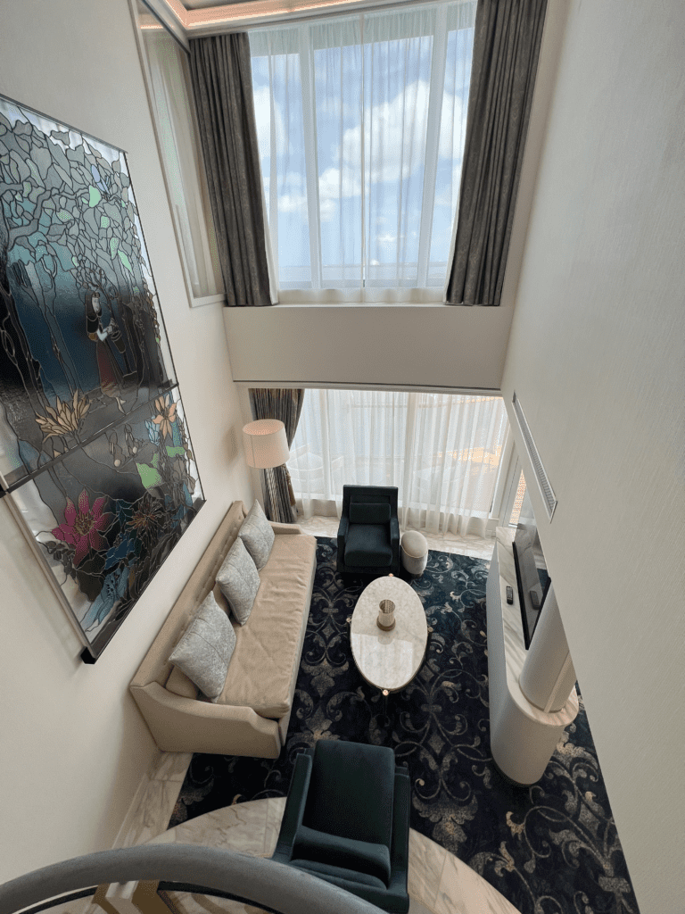 Looking Down on First Floor