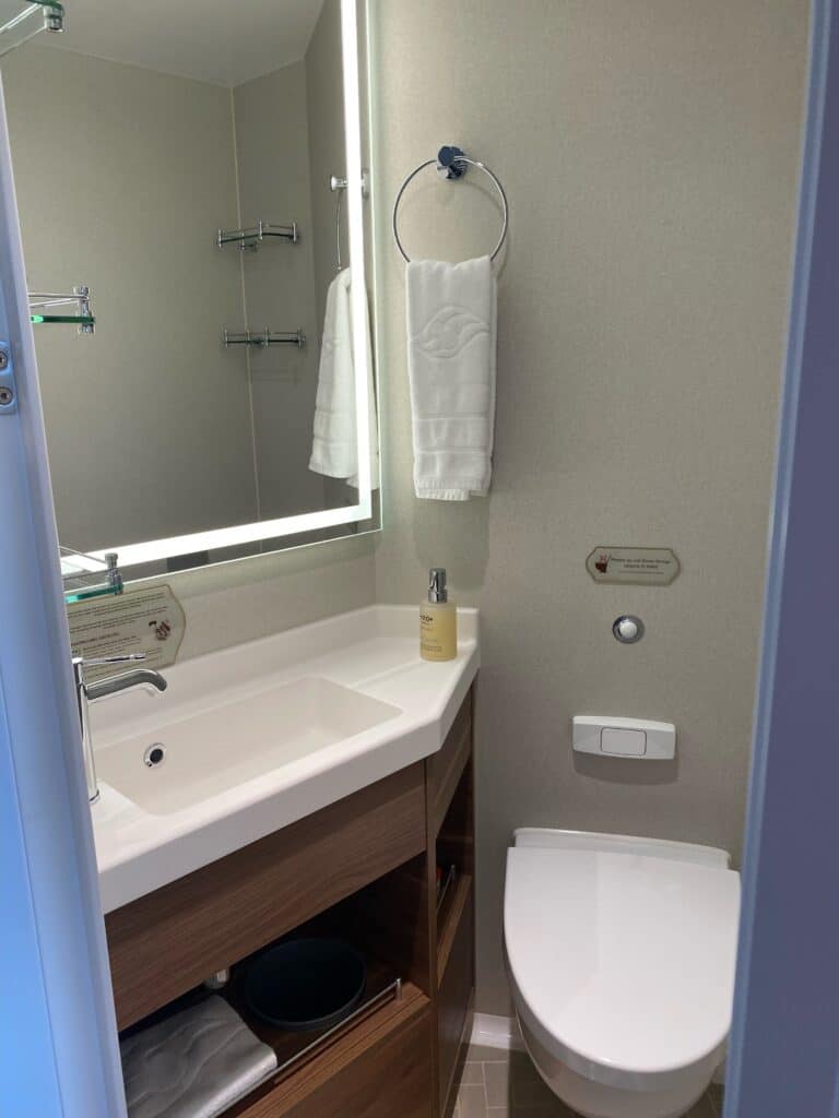Split Bathroom With Toilet