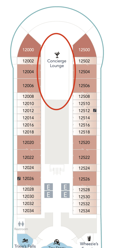 Deck 13 Forward - Concierge Lounge