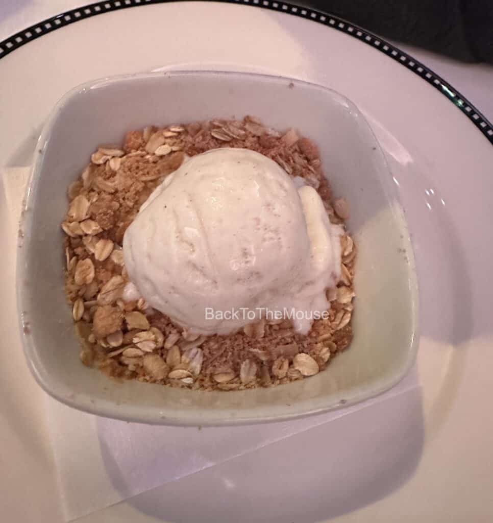 Apple Crumble Rice Pudding