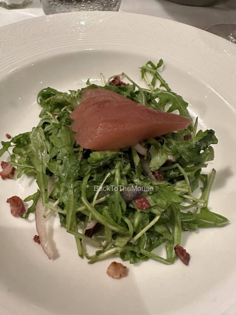 Red Wine Bosc Pear Salad